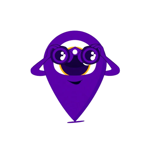 Mascot with a map